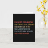 Ze hebben abortus niet gestopt, ze hebben veilige  kaart (Gele Bloem)