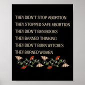 Ze hebben abortus niet gestopt, ze hebben veilige  poster (Voorkant)