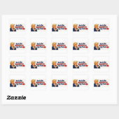 Ze hebben dat gedaan !!!  vierkante sticker (Vel)