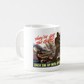 Ze hebben de ingewanden — WW2 Koffiemok (Voorkant links)