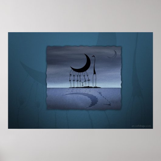 Ze hebben de maan gestolen poster (Voorkant)