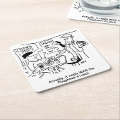 Ze hebben Eaten Plowman's Lunch gegeten Kartonnen Onderzetters (Schuin)