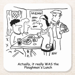 Ze hebben Eaten Plowman's Lunch gegeten Kartonnen Onderzetters