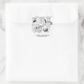 Ze hebben Eaten Plowman's Lunch gegeten Vierkante Sticker (Tas)