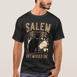 Ze Hebben Eén Gemist 1692 Salem Heksenprocessen Zw T-shirt