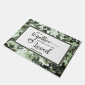 Ze hebben een leven gebouwd waar ze van houden deurmat (Schuin)