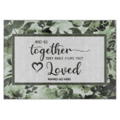 Ze hebben een leven gebouwd waarvan ze houden van  snijplank (Voorkant)