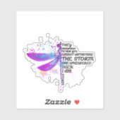 Ze hebben haar gegrift dat je niet tegen Storm kun Sticker (Vel)