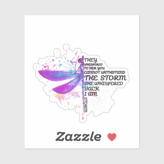 Ze hebben haar gegrift dat je niet tegen Storm kun Sticker (Vel)