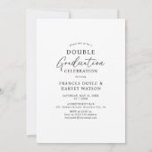 Ze hebben het gedaan! Dubbel afstudeerfeest Kaart (Achterkant)