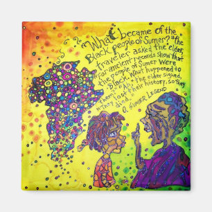 Ze hebben hun geschiedenis verloren 2-inch Square  Magneet