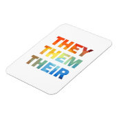 Ze hebben hun geslachtspronouns magneet (Linkerzijde)