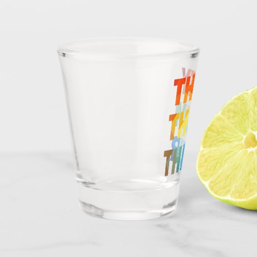 Ze hebben hun geslachtspronouns shot glas (Links)