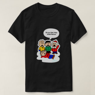 Ze hebben Kenny vermoord! Grappige cartoon mashup T-shirt