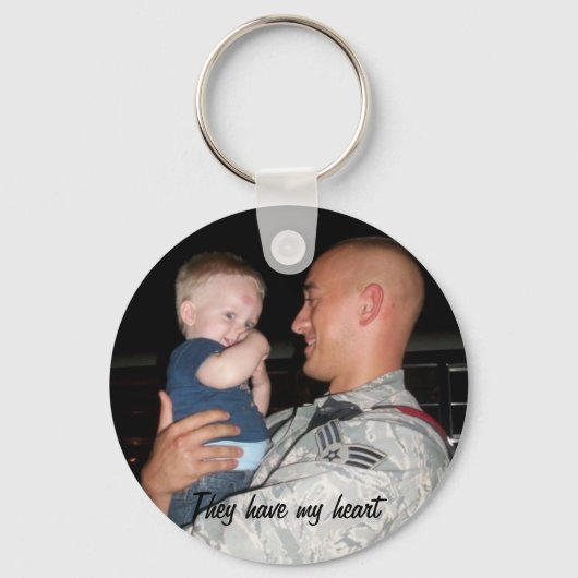 Ze hebben mijn hart sleutelhanger (Voorkant)