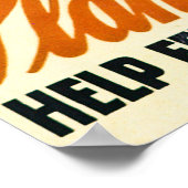 Ze hebben voedsel nodig -  Tweede Wereldoorlog Poster (Hoek)