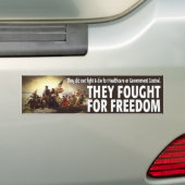 Ze hebben voor de vrijheid gevochten! bumpersticker (Op auto)