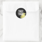 Ze hebben ze ronde sticker (Tas)