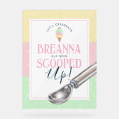 Ze heeft 3 Shade Scoop oped Acryl Bord (Voorkant)