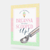 Ze heeft 3 Shade Scoop oped Acryl Bord (Hoek)