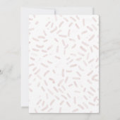 Ze heeft aardbeien Vrijgezellenfeest opgeruimd Kaart (Achterkant)