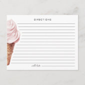 Ze heeft aardbeienbruidrecept Kaart bedacht (Achterkant)