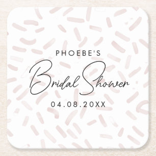 Ze heeft aardbeiendouche-Onderzetter ingekapseld Kartonnen Onderzetters