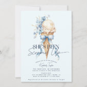 Ze heeft Blue Ice Cream Vrijgezellenfeest opgepakt Kaart (Voorkant)