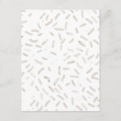 Ze heeft chocolade bruids advies Kaart bedacht (Achterkant)