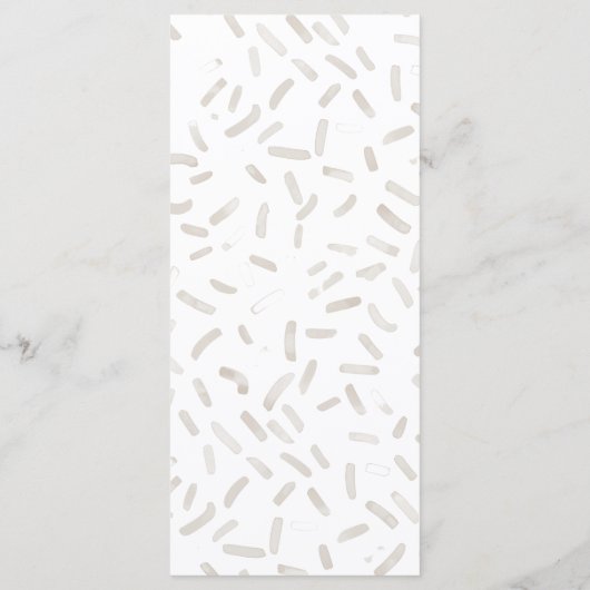 Ze heeft chocolade Vrijgezellenfeest opgezocht Menu (Achterkant)