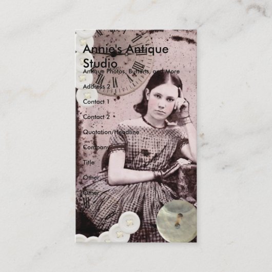 Ze heeft de hele tijd visitekaartje (Voorkant)