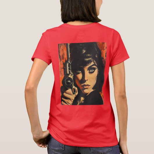 Ze heeft de ogen van een revolver T-shirt (Achterkant)