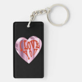 Ze heeft de sleutel van mijn hart sleutelhanger (achterkant)