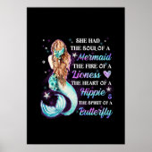 Ze heeft de ziel van een zeemeermin. poster (Voorkant)