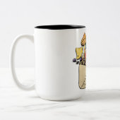 Ze heeft de ziel van een zigeuner tweekleurige koffiemok (Links)