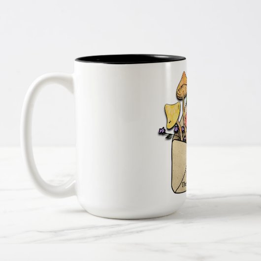 Ze heeft de ziel van een zigeuner tweekleurige koffiemok (Links)