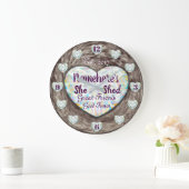 Ze heeft Diamonds Bruine Klok gemaakt. Grote klok (Huis)