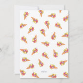 Ze heeft een bruidsdouche uitnodiging bedacht (Achterkant)