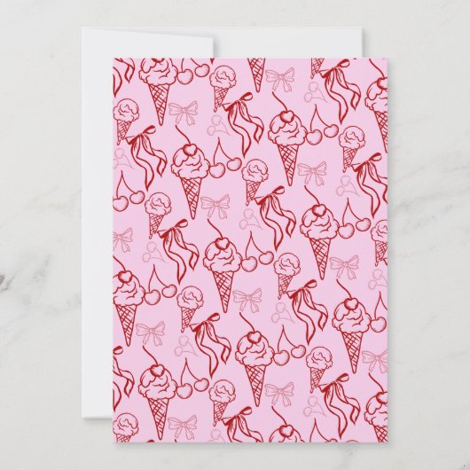 Ze heeft een golvende border sketch bruids kaart (Achterkant)