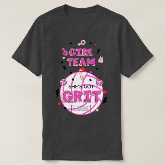 ZE HEEFT EEN GRIT TEAM T-SHIRT (Design voorkant)