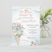 Ze heeft een ijsdouche bedacht kaart (Staand voorkant)