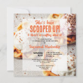 Ze heeft een ijsje, hartvormige wafel kaart (Voorkant)