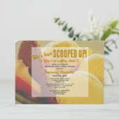 Ze heeft een ijsje met wafel Vrijgezellenfeest Kaart (Staand voorkant)