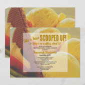 Ze heeft een ijsje met wafel Vrijgezellenfeest Kaart (Voorkant / Achterkant)