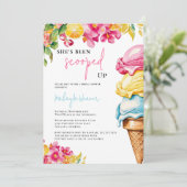 Ze heeft een ijsje Vrijgezellenfeest opgehaald Kaart (Staand voorkant)