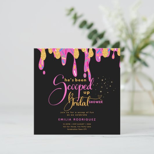 Ze heeft een ijsje Vrijgezellenfeest opgezocht Kaart (Staand voorkant)