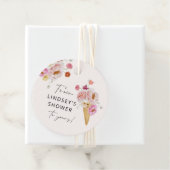 Ze heeft een ijszeep Vrijgezellenfeest Bedankjes Labels (In situ)