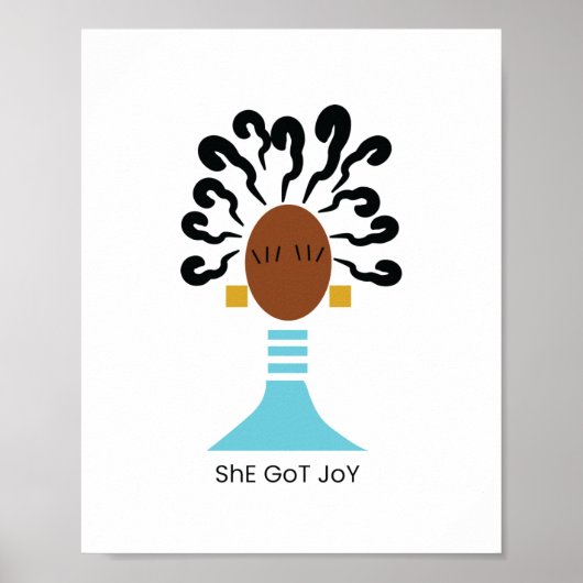 Ze heeft een Joy Print (Voorkant)
