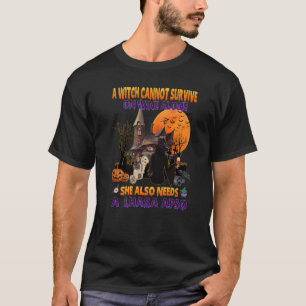 Ze heeft een Lhasa Apso Halloween nodig T-shirt