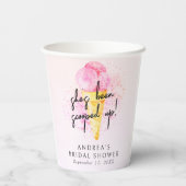Ze heeft een roze ijsje Vrijgezellenfeest Papieren Bekers (Achterkant)